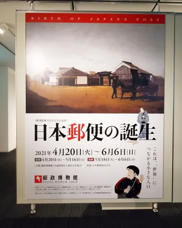 展示「郵便創業150年記念企画展 日本郵便の誕生」＠郵政博物館 鑑賞記録 