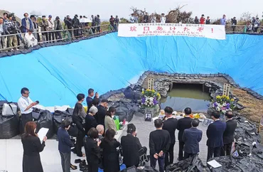 長生炭鉱の坑口開けたぞ！」 82年の闇に光を入れる 韓国から遺族招き追悼集会 遺骨返還へ大きく前進 