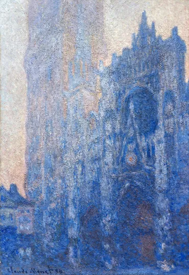 クロード・モネ「ルーアン大聖堂（朝の効果）」の画像