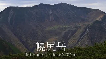 登山レポート】日本百名山 幌尻岳【チロロ林道コース】 