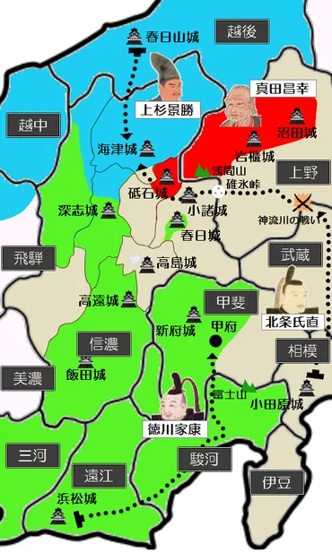天正壬午の乱と北条氏：関東を揺るがした戦国史とその顛末？真田昌幸と北条氏、沼田領を巡る攻防