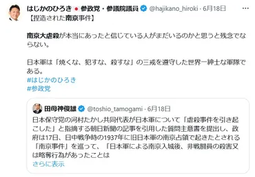 今さら「南京事件は捏造」、批判する人は「非国民」… 政治家が、主義主張で「日本人」を選別してしまう怖さ:東京新聞デジタル