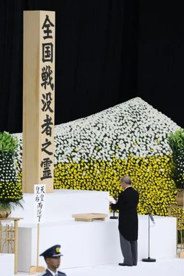 戦争ない国つくる」=遺族代表江田さん、復員で父失い―追悼の辞に誓い込め