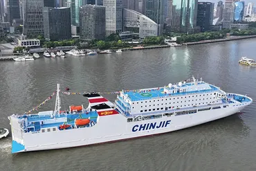 日本から゛まる2日゛かけて中国へ行けるフェリー」復活! 5年半ぶり旅客輸送゛新造船゛で再開 唯一の日中国際航路