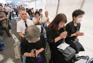 終戦前日の空襲80年で追悼 大阪・京橋駅、慰霊祭