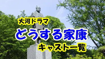 大河ドラマ2023年「どうする家康」のキャスト一覧。