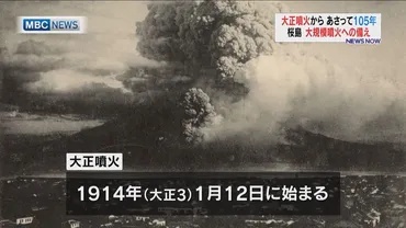 大正噴火から105年 桜島大規模噴火への備え – MBC防災スイッチ
