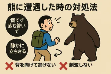 2025年】熊に遭遇した時の対処法