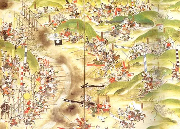 長篠の戦い】とは?長篠・設楽原の場所で鉄砲三段撃ちで大勝利!「織田徳川軍vs武田騎馬軍」の攻防!