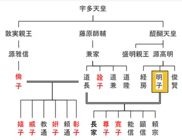 源明子」藤原道長のもう一人の妻6人の子を育てた側室