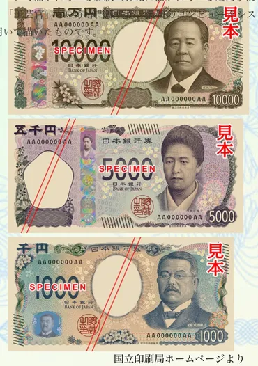 日本の近代化の時代に活躍した偉人、渋沢栄一、津田梅子、北里柴三郎の肖像で発行される新紙幣。ブログ寄り添い力!←→人にやさしいまちづくりを目指します!