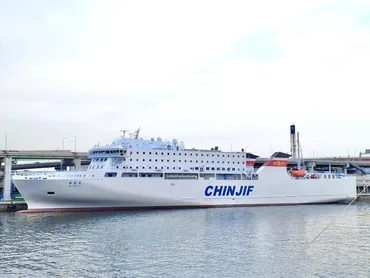 新造船「鑑真号」神戸に初入港上海を結ぶ国際フェリー月から旅客輸送再開予定