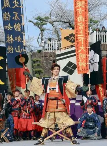 武者行列いざ出陣、甲府信玄公祭り６年ぶり春開催
