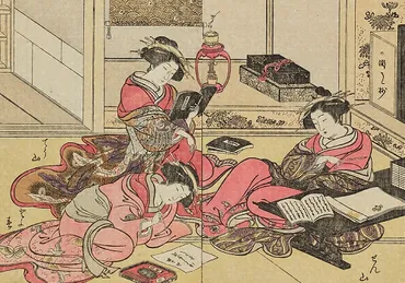 のぞいて見たい?吉原遊女の舞台裏を描いた最高級の錦絵本『青楼美人合姿鏡』とは【大河べらぼう】