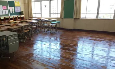 教室へは「土足」で入り、ワックスはかけず「油」を引く「神戸の学校文化」が独特すぎる件(年月日)