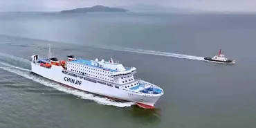 動画】日中国際フェリー新造船「鑑真号」が海上公試営業運航での大阪初入港は月日に