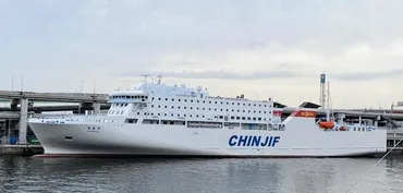 鑑真号」新造船、神戸に初入港日中結ぶフェリー、客室ゆったり時間の旅旅客輸送は月再開の見通し