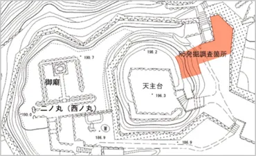 天主台周辺の本格調査は今回が初！ 安土城跡の発掘調査が10月スタート 