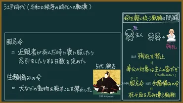 徳川家綱・綱吉の政治について東大卒の元社会科教員がわかりやすく解説【日本史