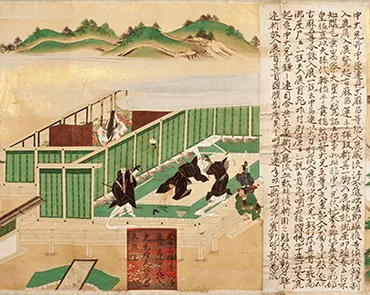 談山の二人中大兄皇子・中臣鎌足