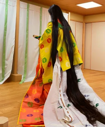 日本のラプンツェル!?平安美女の髪事情
